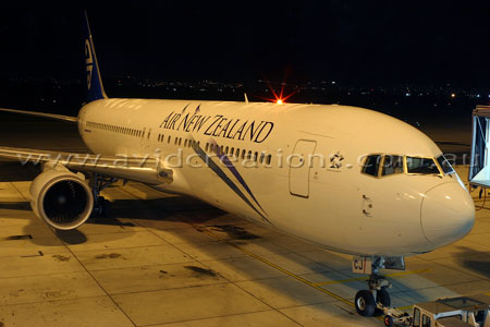 Diverted Air New Zealand