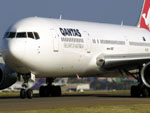 An ex British Airways aircraft on lease to Qantas.